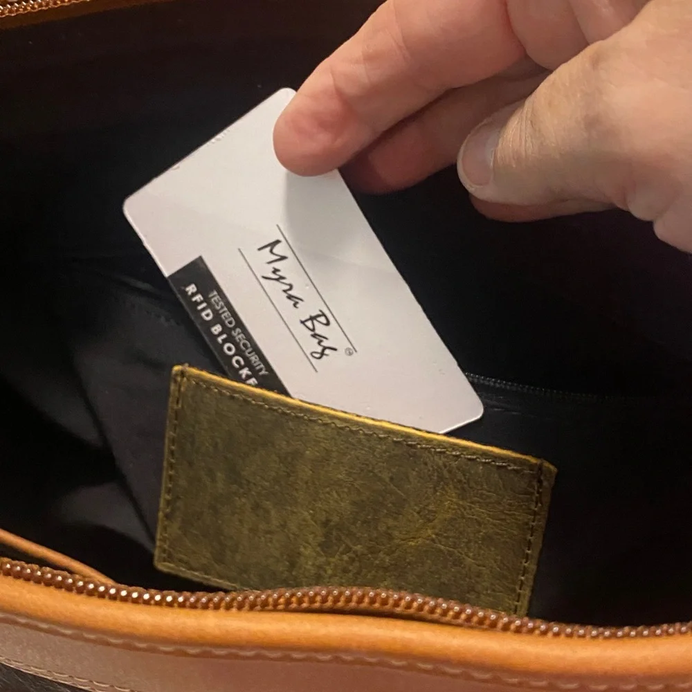 Myra Crawford Canyon Leather & Hairon handbag. Perfect condition new with tags. - Picture 7 of 11